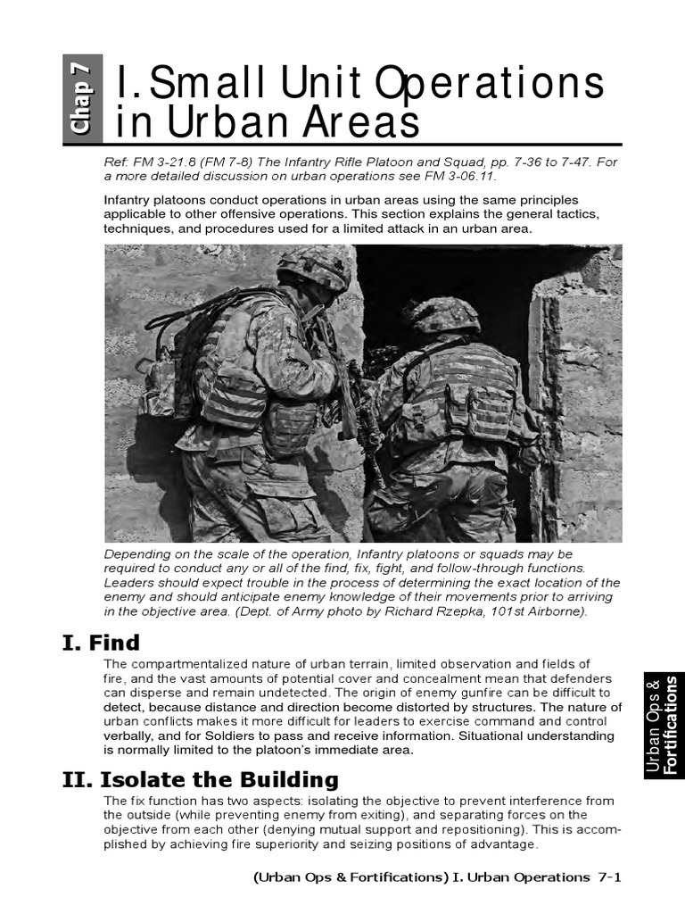 Urban Warfare Tactics Guide | PDF | Trench Warfare | Infantry