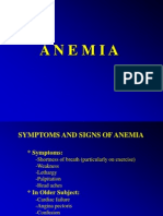 Anemia (Syptoms and Signs)