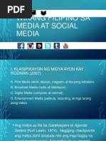 G4 - Wikang Filipino Sa Media at Social Media