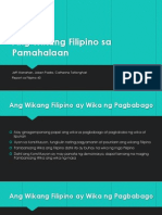 G5 - Ang Wikang Filipino Sa Pamahalaan