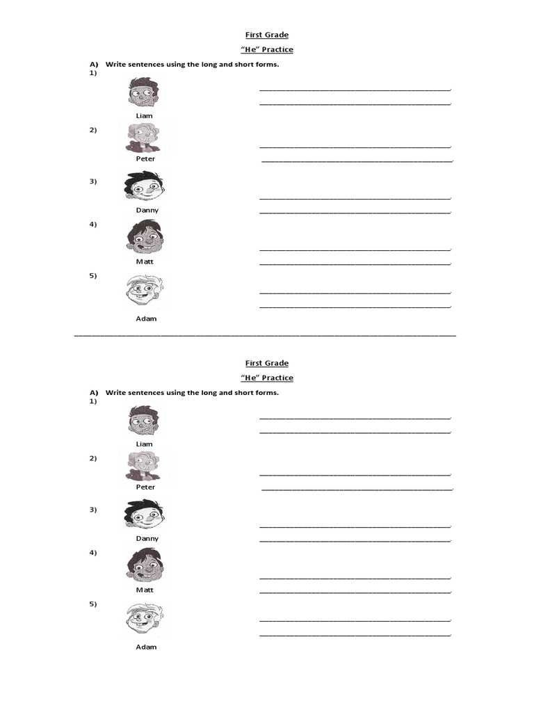 First Grade 