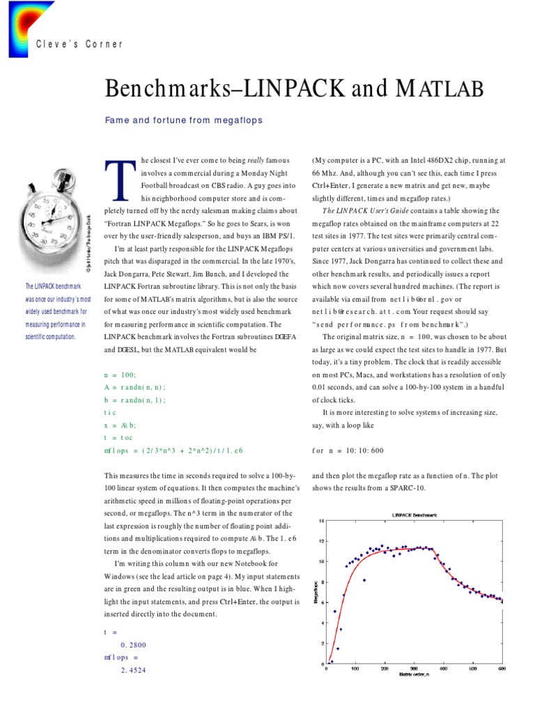 Linpack For Mac