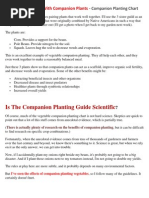 Compainion Planting Increases Garden Production | PDF