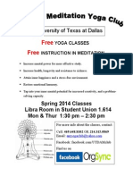 UTD Yoga Meditation Classes