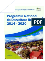 Yiqdu Programul National de Dezvoltare Rurala 2014 2020