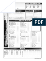 Call of Cthulhu 1920 Character Sheet