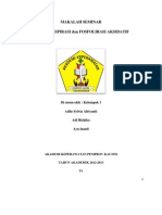 RANTAI RESPIRASI Dan FOSFOLIRASI AKSIDATIF