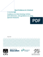 Best Evidence in Criminal Proceedings