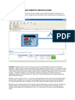 Batching of Burst Report Output For Delivery by Email Using Event Studio