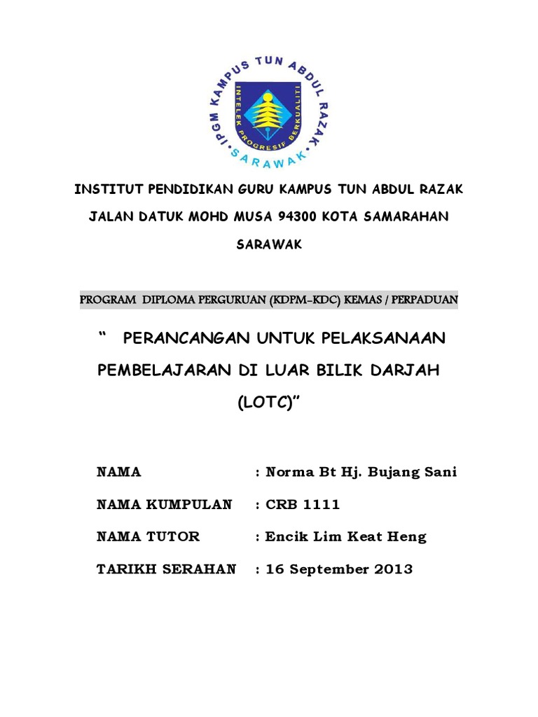 Institut Pendidikan Guru Kampus Tun Abdul Razak Plbd