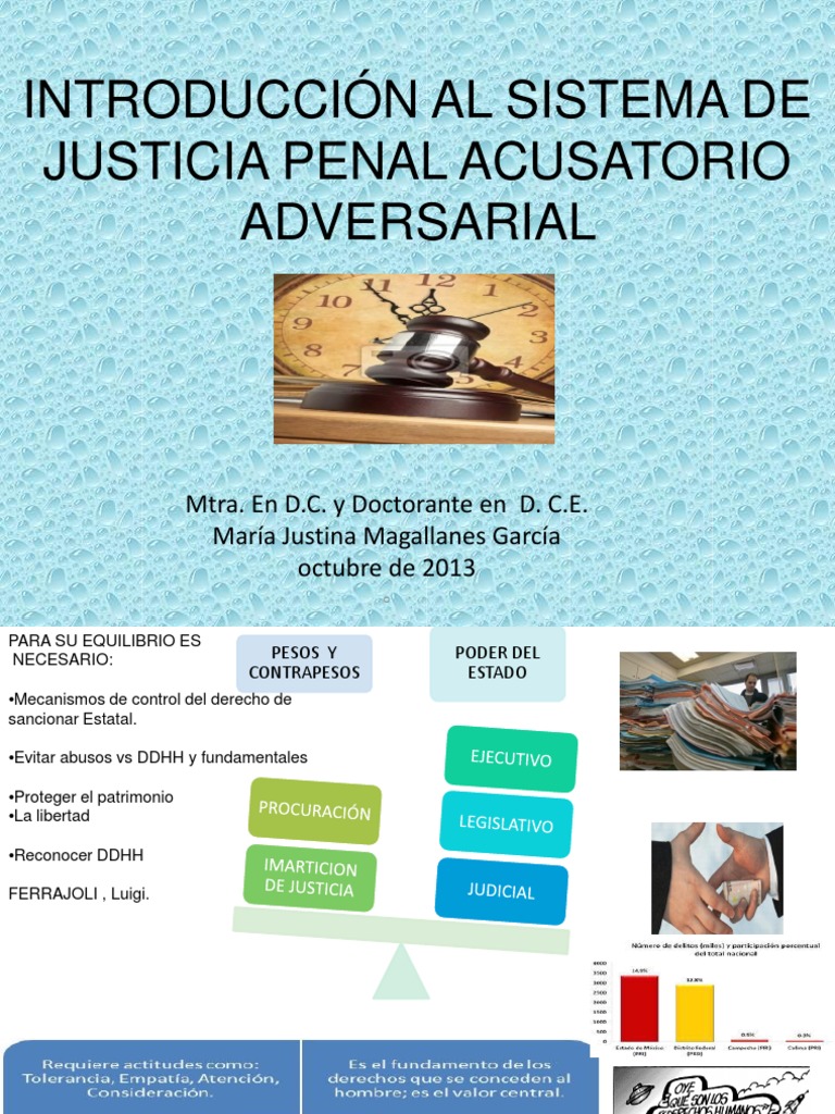 Introducción Al Sistema de Justicia Penal Acusatorio Adversarial | PDF