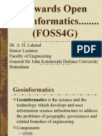 Towards Open Geo Informatics FOSS4Gov2013