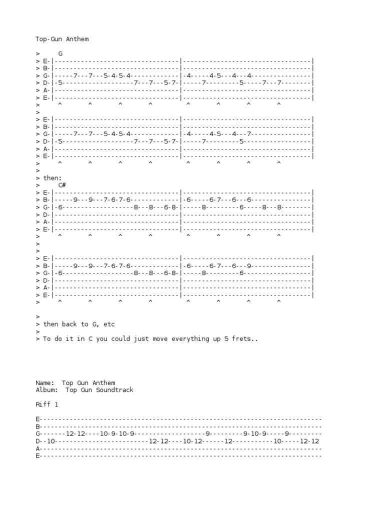 Top Gun Anthem Recorded Music Rock Music