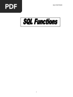 Unit 4 (SQL Functions 1)