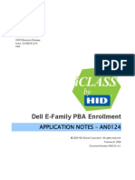 iCLASS - Dell E-Family PBA Enrollment