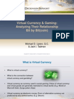 Virtual Currency & Gaming: Analyzing Their Relationship Bit by Bit (Coin)