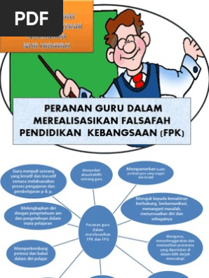 Peranan Guru Dalam Merealisasikan Falsafah Pendidikan Kebangsaan Fpk Pdf
