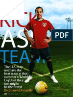 America'S: The U.S. May Not Have The Best Team at This Summer's World Cup, But They Just Might Be The Fittest
