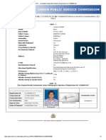 UPSC - Candidate's Application Details (Registration-Id - 11328056119)