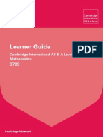 151728 Cambridge Learner Guide for as and a Level Mathematics