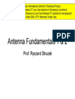 Antenna Fundamentals 1 & 2: Prof. Ryszard Struzak