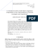 A Conceptual Model of Individual Competency Components