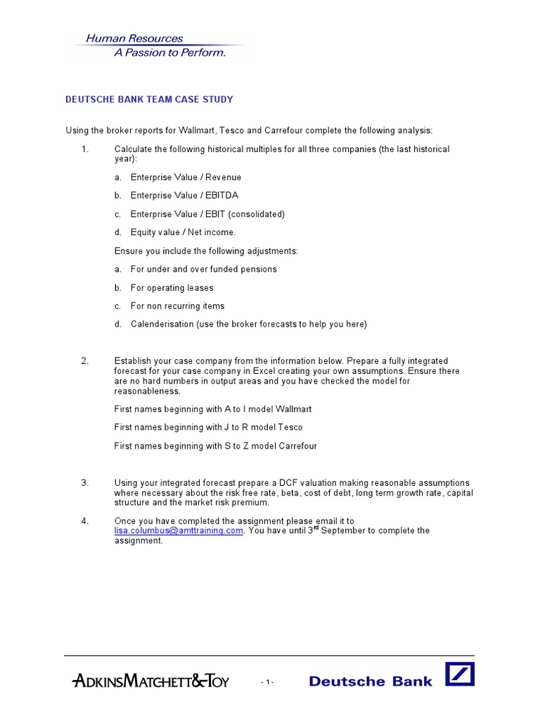 DB Instructions For Assignment | PDF