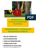 Herramientas y Técnicas de Búsqueda de Empleo