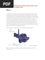 How To Use Moldex3D To Assess Gate Freeze Time and Optimize Packing Time