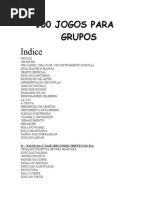 100 Jogos Para Grupos