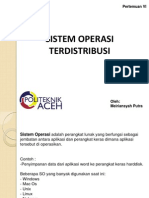 6. Sistem Operasi Terdistribusi