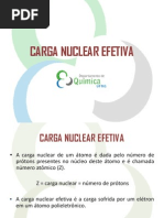 Aula 10 - Carga Nuclear Efetiva