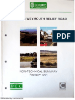 Weymouth Relief Road Non-technical Summary 1994