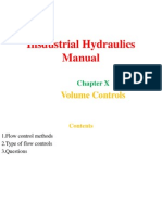 Industrial Hydraulics Volume Controls Guide