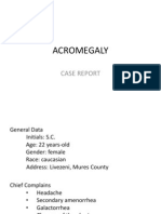 Acromegaly: Case Report