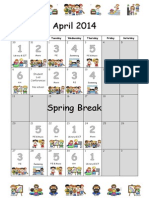 April Calendar