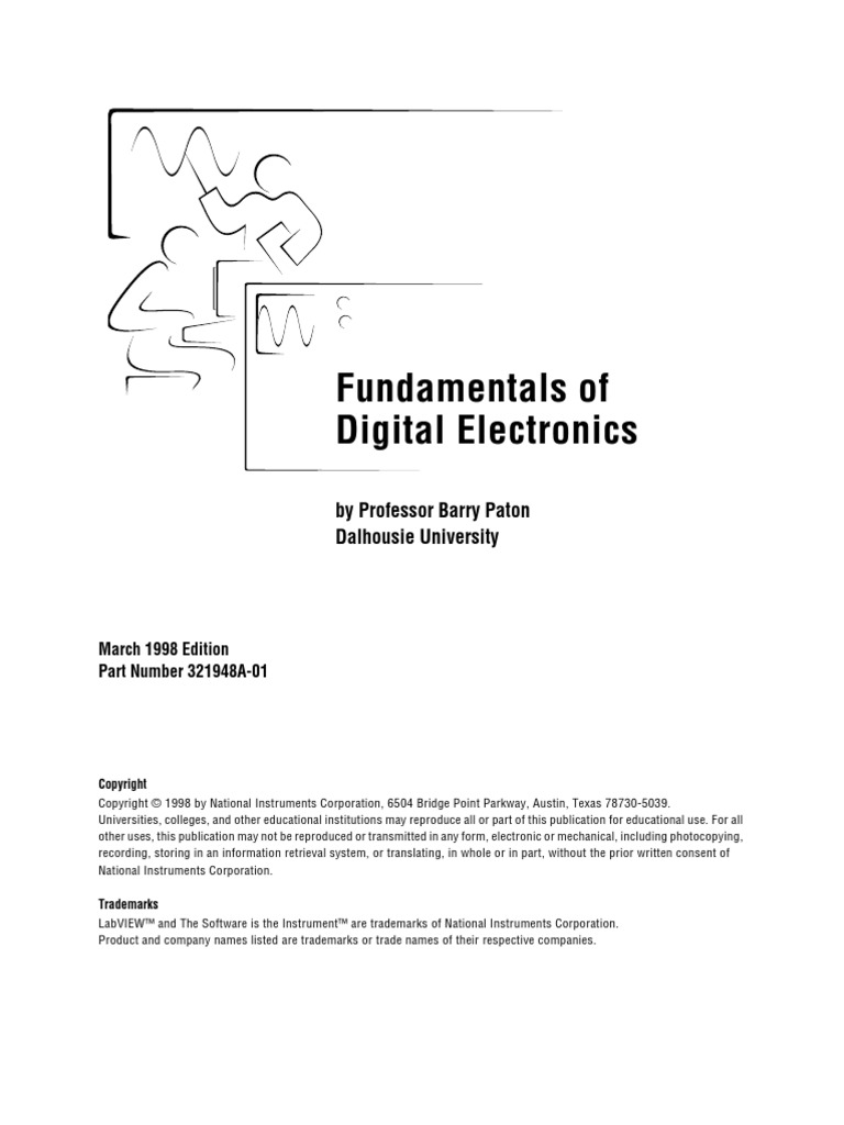 Paton - Fundamentals of Digital Electronics With Labview | Electronic  Circuits | Digital Electronics