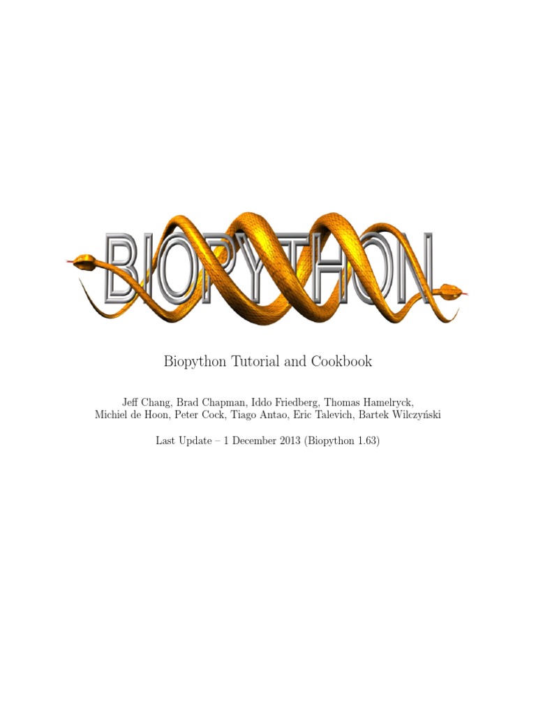 Bio Python Tutorial | PDF | Protein Data Bank | Blast