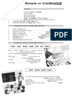 Verb forms and tenses