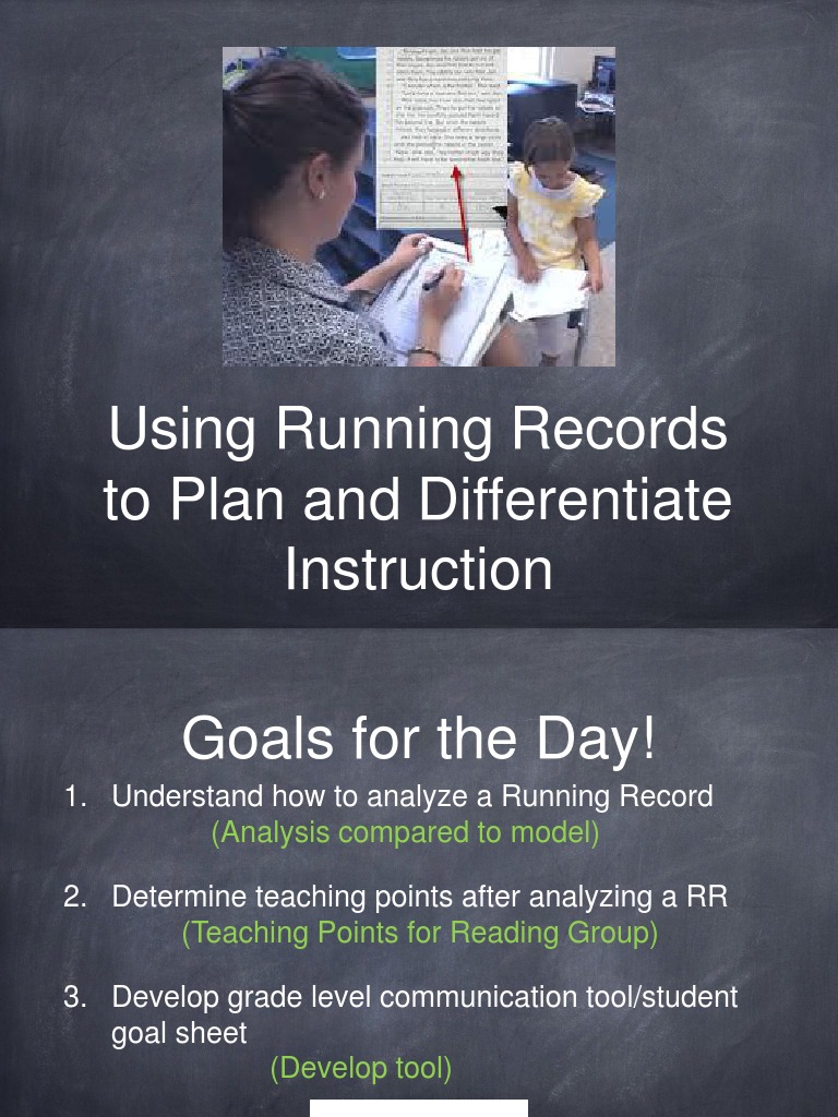 Analyzing Running Records for Instruction | PDF | Business