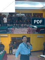 Photo2 (Kanaidi, SE., M.si., cSAP Sebagai Pembicara) Pada Pelatihan - Effective CHARACTER BUILDING - Bagi para Karyawan PT DENSO Indonesia, Di Hotel Mutiara-Pantai Carita, 29 Maret 2014
