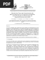 Produção de Microalgas