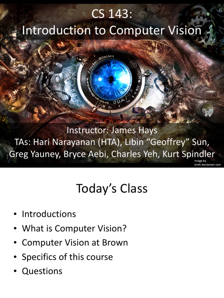 Computer Vision | PDF | Computer Vision | Artificial Intelligence