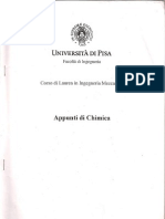 Appunti Di Chimica per ingegneria - Unipi - Prof Tartarelli
