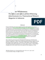 Cosmopolitan Whiteness: The Effects and Affects of Skin-Whitening Advertisements in A Transnational Women's Magazine in Indonesia