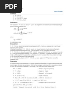 Fast Fourier Transform