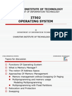 IT502 Operating System: Charotar Institute of Technology