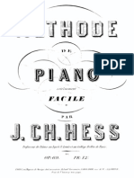 Méthode de Piano Extrêmement Facile, Op.69 (Hess, J. Charles)