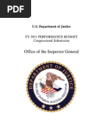 Fy11 Oig Justification