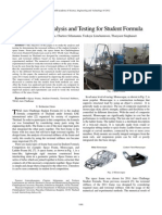 The Frame Analysis and Testing For Student Formula